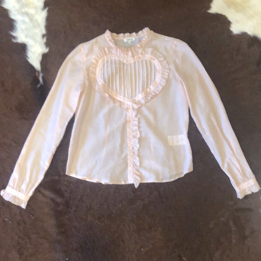 Manoush 38/ fits like 0-2 XS blush heart